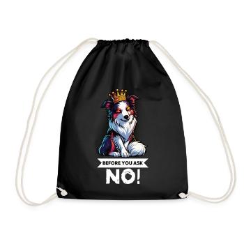 Avant de demander aux Australian Shepherds Aussie Aussies - Sac de sport léger - noir - Devant