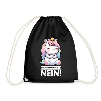 Avant que vous ne demandiez, pas de licorne licornes fan de licorne - Sac de sport léger - noir - Devant