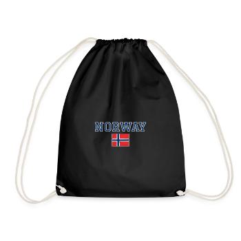 Norway - Drawstring Bag - black - Front