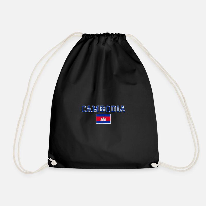 Kambodscha - Turnbeutel - Schwarz