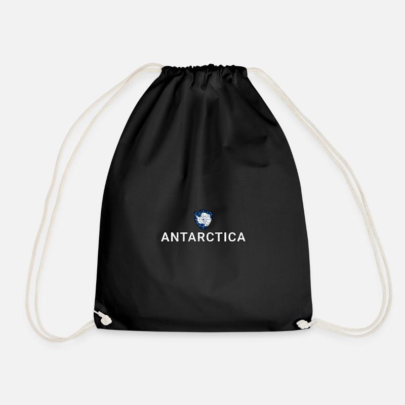 Antarktis - Turnbeutel - Schwarz