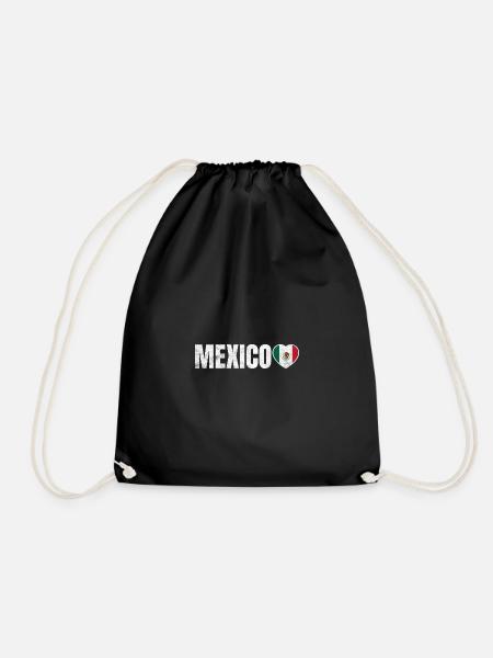 Mexiko - Turnbeutel - Schwarz