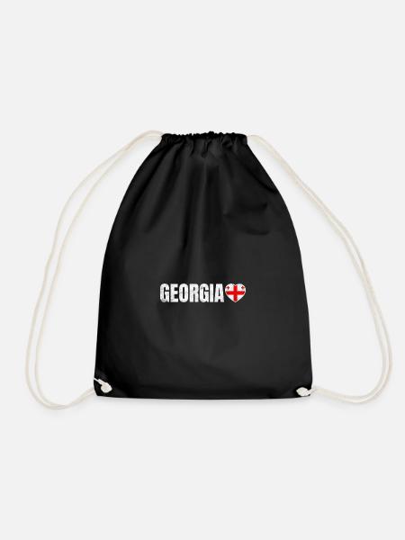 Georgien - Turnbeutel - Schwarz
