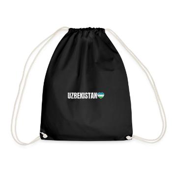 Ouzbékistan - Sac de sport léger - noir - Devant