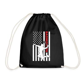 Sport Us Flag Badminton - Sac de sport léger - noir - Devant