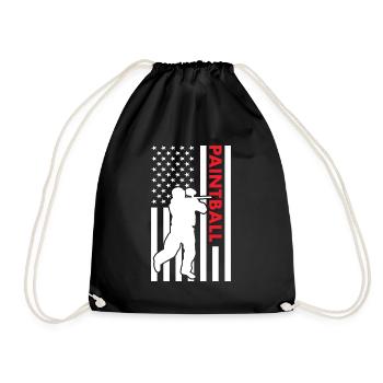 Sport Us Flag Paintball - Sac de sport léger - noir - Devant