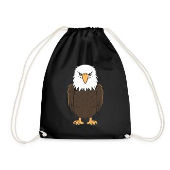 Citation humour Oiseau aigle - Sac de sport léger - noir - Devant