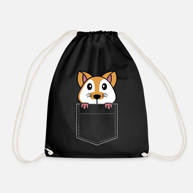 Hamster - Turnbeutel - Schwarz