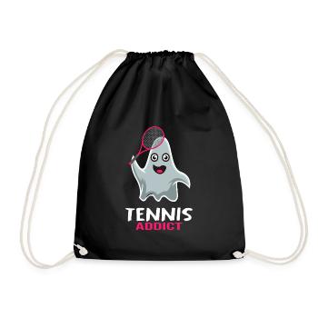 Match de tennis Balle Joueur de tennis Tennis Ghost - Sac de sport léger - noir - Devant