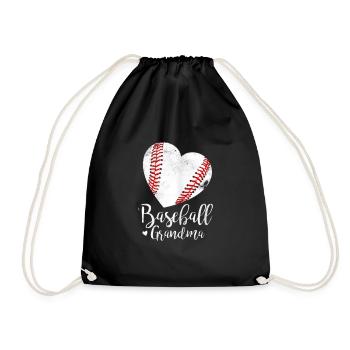Fête des mères de grand-mère de baseball - Sac de sport léger - noir - Devant