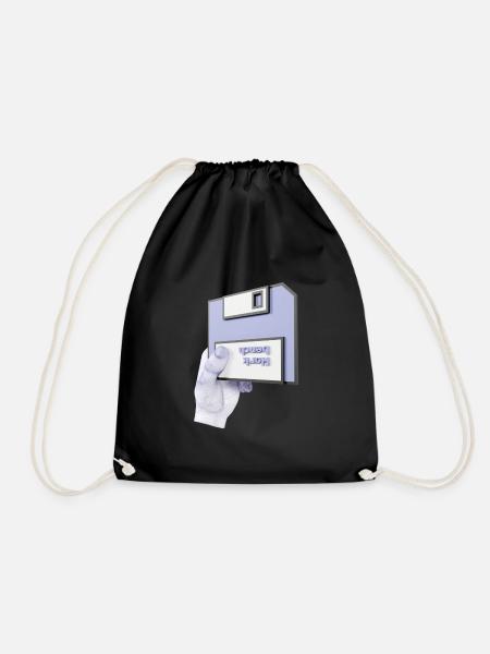 work bench 3D - Drawstring Bag - black