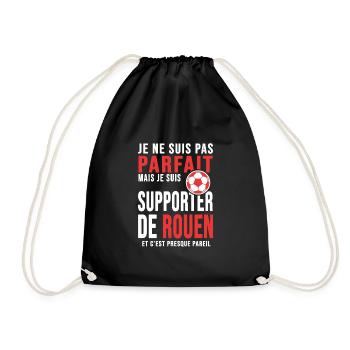 Rouen foot club football supporters rouannais - Sac de sport léger - noir - Devant