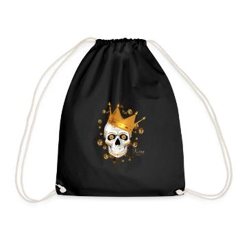 Man sugar skull Cinco de Mayo Sugar Skull King - Turnbeutel - Schwarz - Vorne