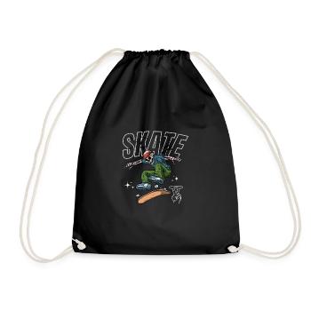Skateboard - Sac de sport léger - noir - Devant