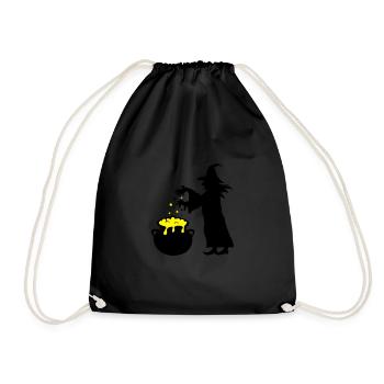 witch - Drawstring Bag - black - Front