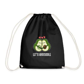 Let’s avocats couples et les amants poison - Sac de sport léger - noir - Devant