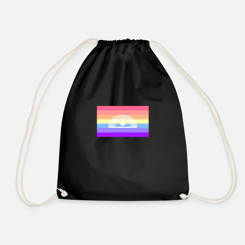 Xenogender-Pride-Flagge - Turnbeutel - Schwarz