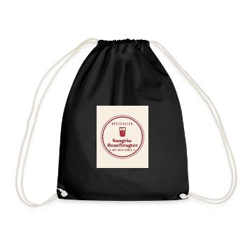 Sangria Liebe - Turnbeutel - Schwarz - Vorne