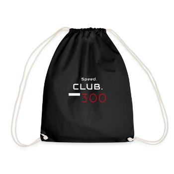 speed club 300 km/h - Sac de sport léger - noir - Devant