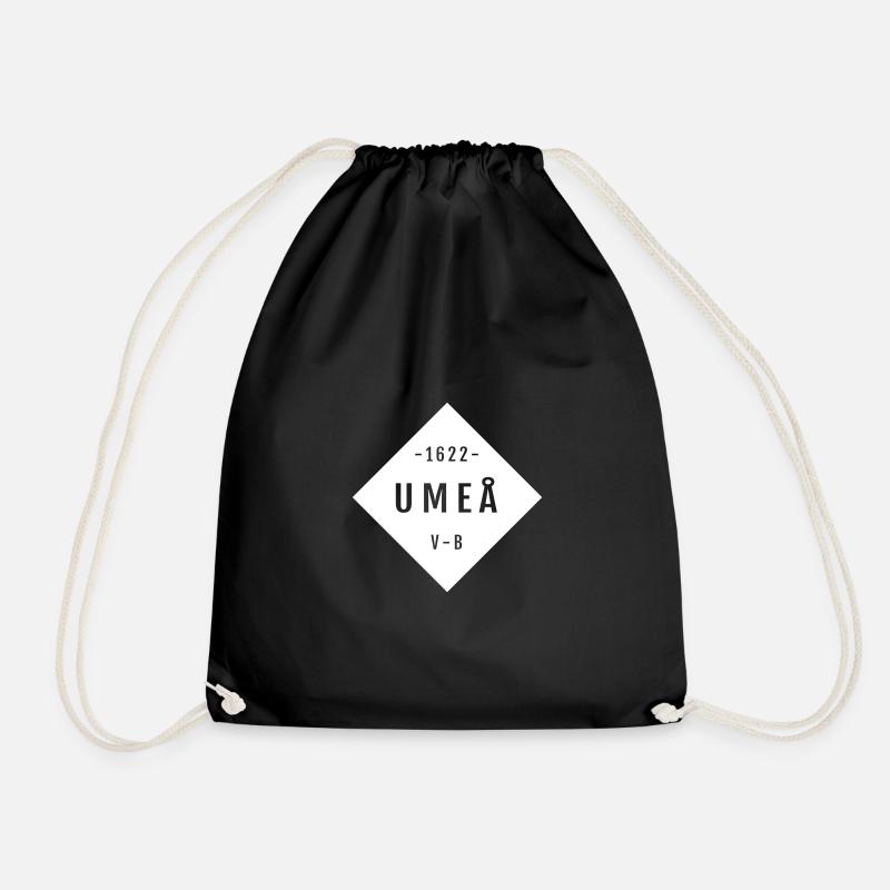 Umea - Drawstring Bag - black