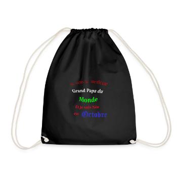 Le meilleur Grand Papa du monde - Sac de sport léger - noir - Devant