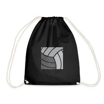 Volley-ball - Sac de sport léger - noir - Devant