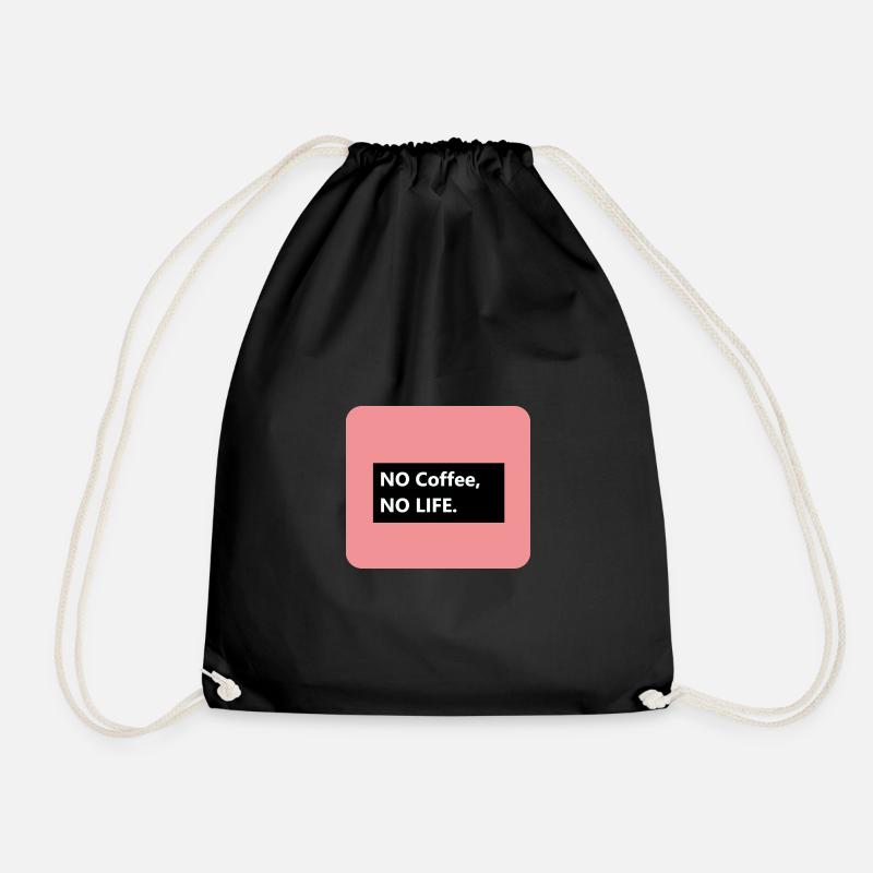 Pas de café pas de vie - Sac de sport léger - noir