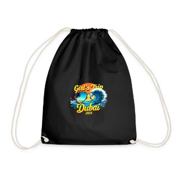 Week-end d’anniversaire Dubaï 2025 - Sac de sport léger - noir - Devant