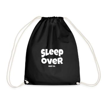 Sleep over - Turnbeutel - Schwarz - Vorne