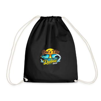 Dubai Trip 2025 - T-shirts pour femmes - Sac de sport léger - noir - Devant