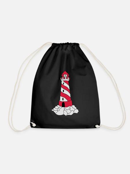 lighthouse - Turnbeutel - Schwarz