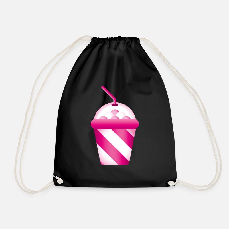 Smiley Shake - Turnbeutel - Schwarz