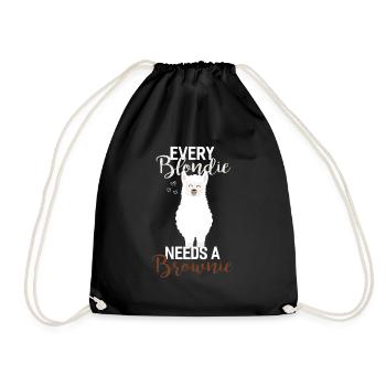 Brownie Blondie Alpaca - Sac de sport léger - noir - Devant