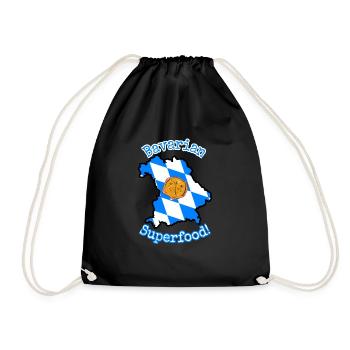 Leberkaes Leberkaas Bavarian - Sac de sport léger - noir - Devant