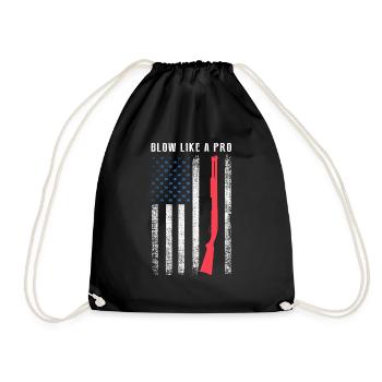Duck hunting duck hunting hunter duck duck hunter design - Drawstring Bag - black - Front