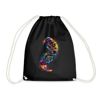 Molécule d'ADN - Sac de sport léger - noir - Devant