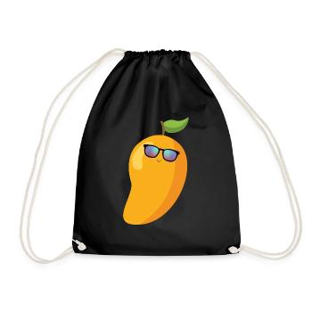 Mango Fruit Mango - Drawstring Bag - black - Front