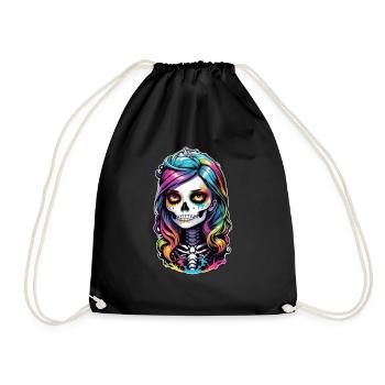 Halloween - Rock & Rainbow - Drawstring Bag - black - Front