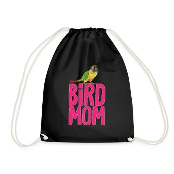 Perruche Molina Perroquet Perruche oiseau - Sac de sport léger - noir - Devant