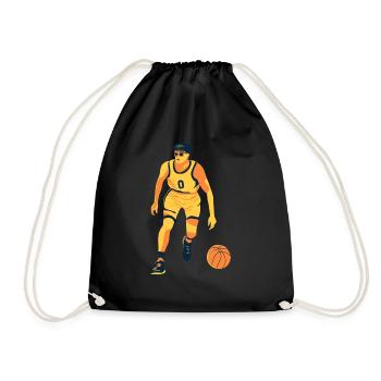 B-Baller Basketball - Turnbeutel - Schwarz - Vorne