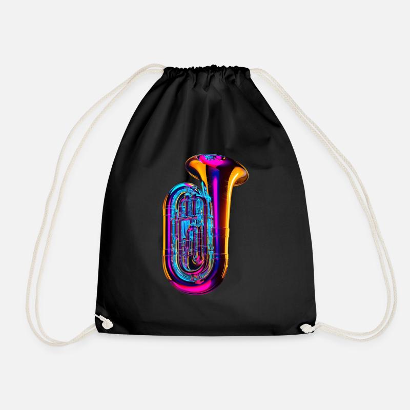 Tuba - Turnbeutel - Schwarz