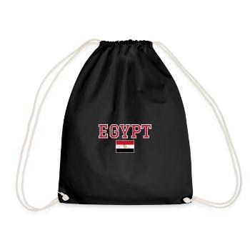 Egypt - Drawstring Bag - black - Front
