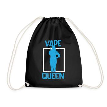 E-Zigarette E-Shisha Dampf Liquid - Turnbeutel - Schwarz - Vorne