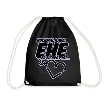enterrement de vie de mariage de douche de mariage - Sac de sport léger - noir - Devant