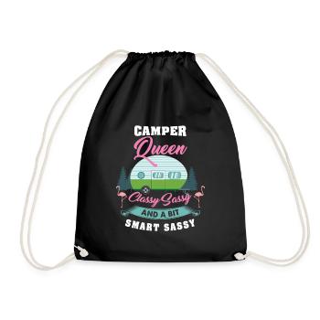 Camper Queen - Camping Camping Queen - Sac de sport léger - noir - Devant