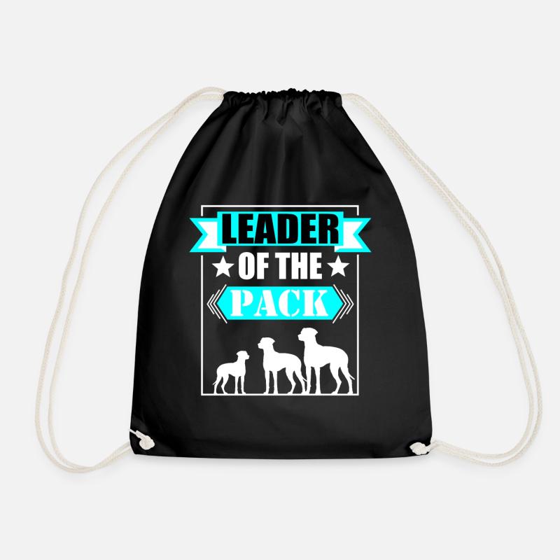 Ridgeback "Leader of the Pack" - Drawstring Bag - black