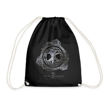 VIKING LEGACY- TREE OF LIFE - Drawstring Bag - black - Front