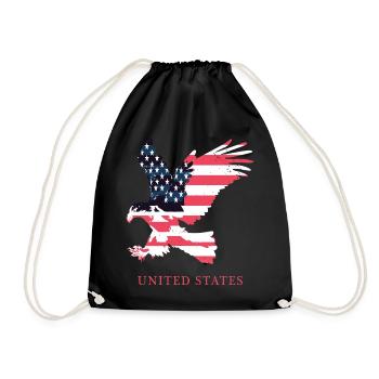 American Adler - Drawstring Bag - black - Front