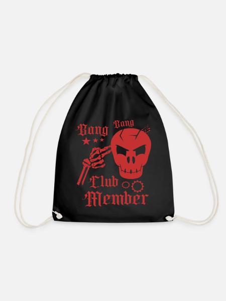 Bang Bang Club Mitglied - Turnbeutel - Schwarz
