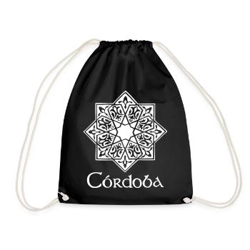 Cordoba 2 (dark) - Drawstring Bag - black - Front